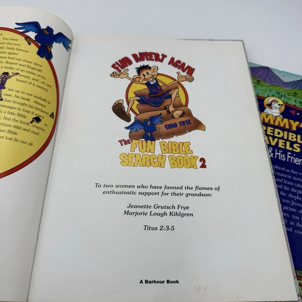 Lot 2 Bible Search Find Rupert Hidden Picture Puzzles Seeking Sammy Adventures